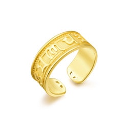 999.9黃金大明咒戒指