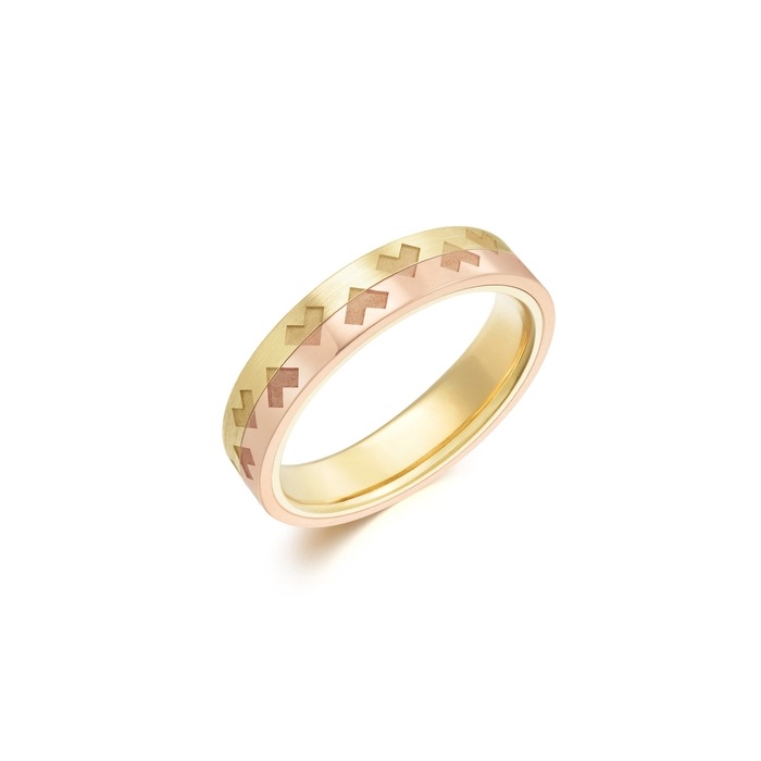 18K Yellow & Rose Gold Ring | Chow Sang Sang Jewellery | 92388R - 1