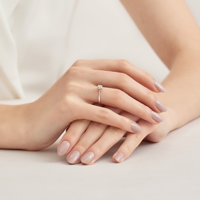 18K白色黄金及玫瑰金 戒指 | 周生生珠寶 | 93047R - 2