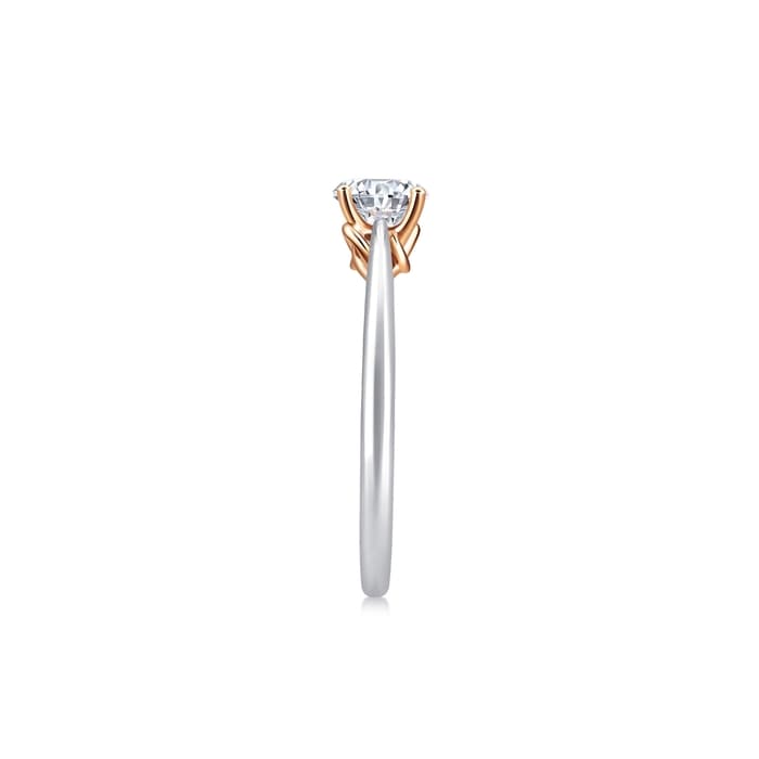 18K白色黄金及玫瑰金 戒指 | 周生生珠寶 | 93047R - 6