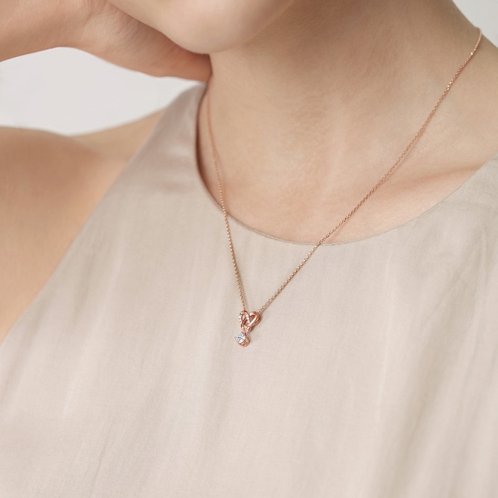 18K Rose Gold Necklace | Chow Sang Sang Jewellery | 91382U - 3